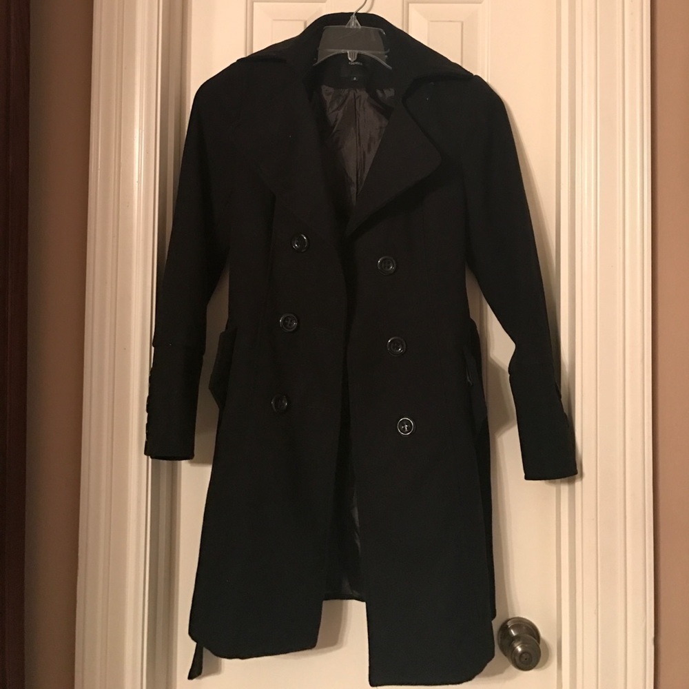 Black Pea Coat (great condition)!