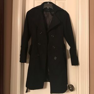 Black Pea Coat (great condition)!