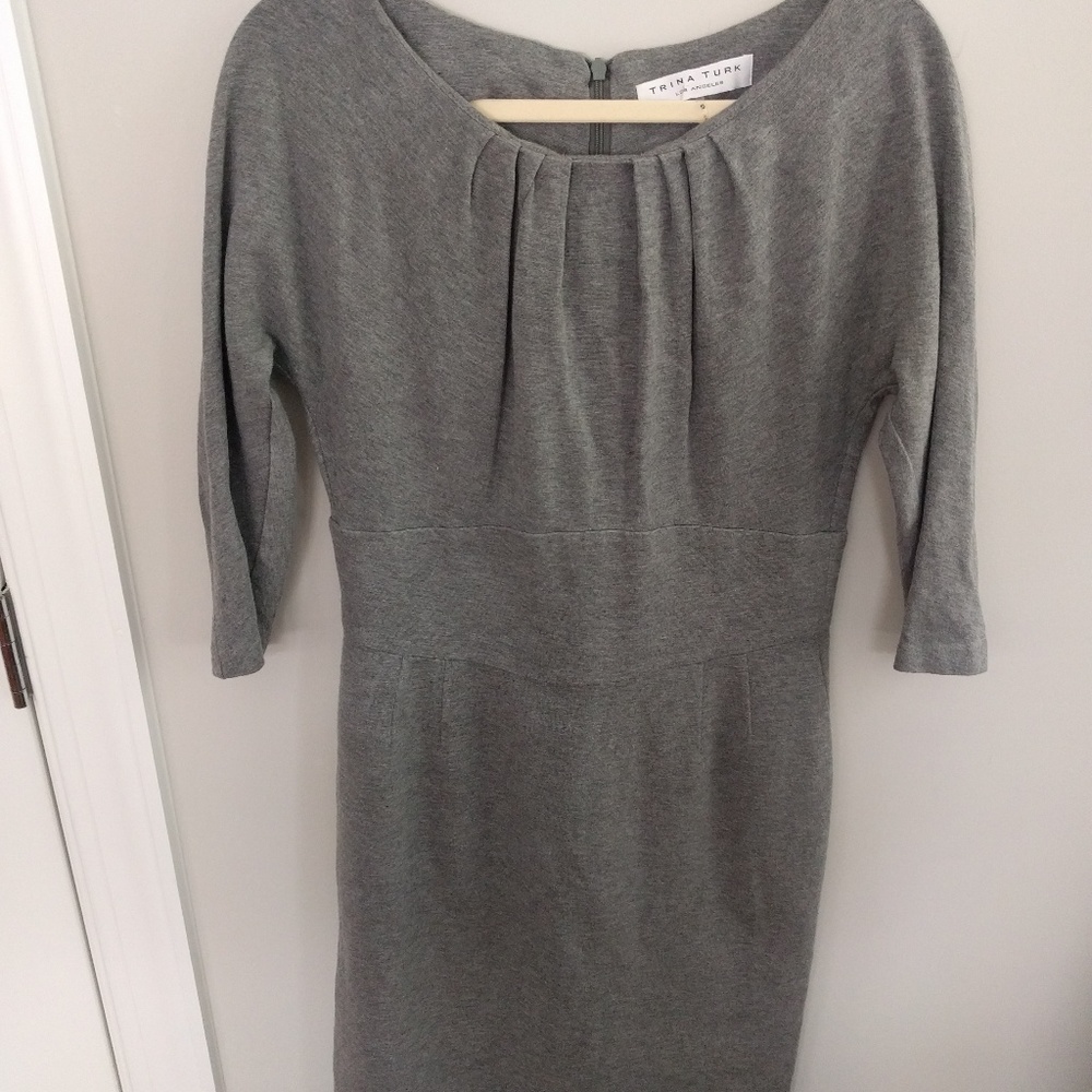 Grey Trina Turk Sheath Dress