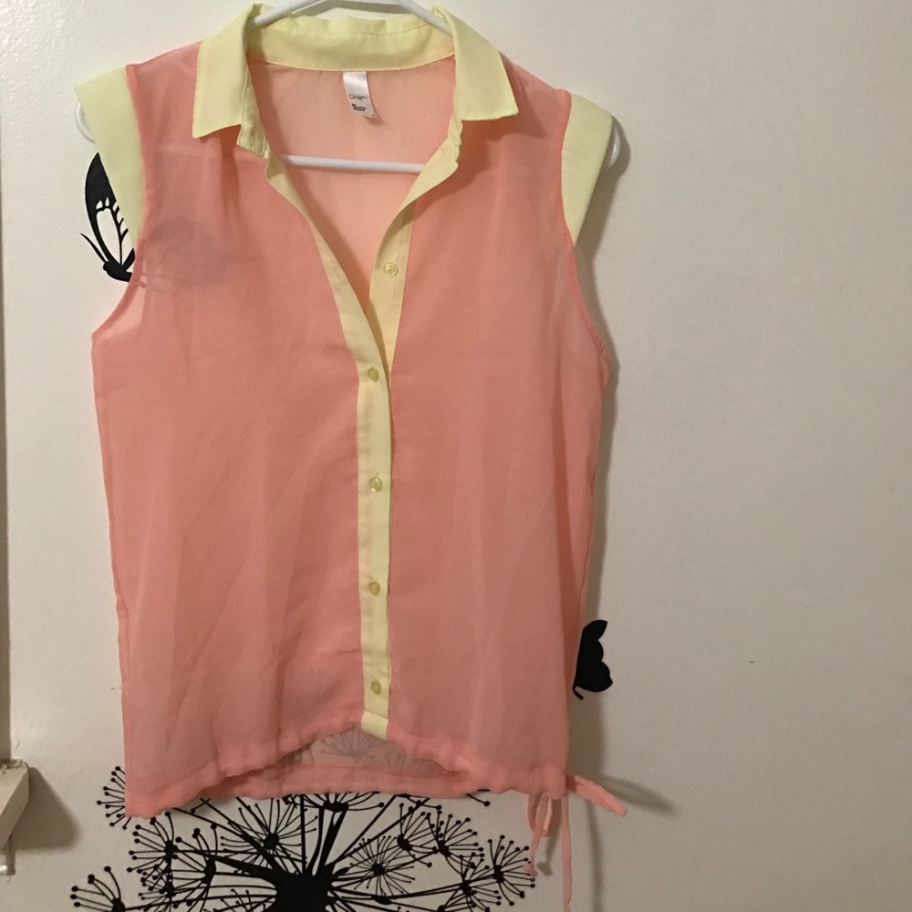 NWOT American Apparel Chiffon Top