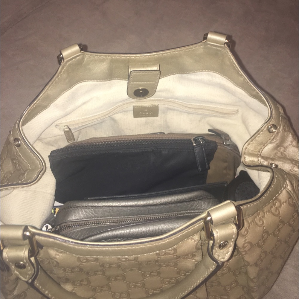 GUCCI Sukey Medium Guccissima Leather Tote - Picture 8 of 8