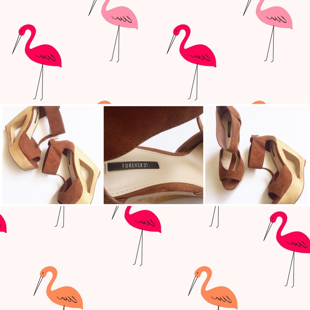 Forever 21 Brown Wedges | Sz. 7