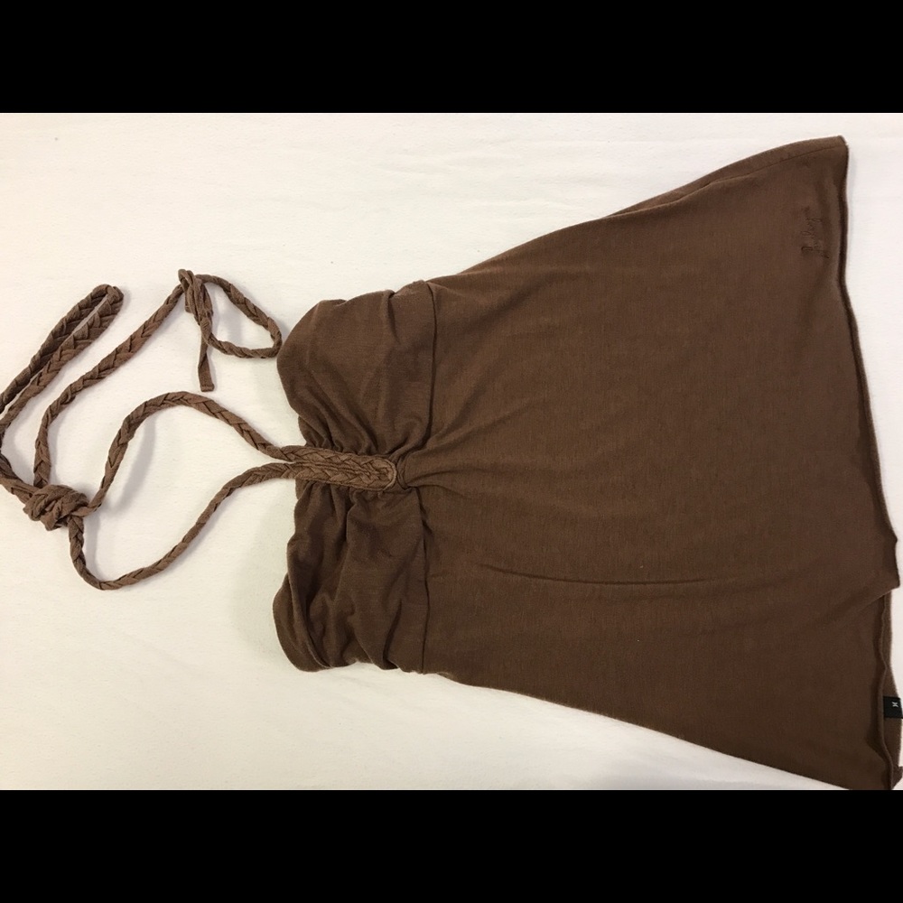 Hurley tube top with neck ties