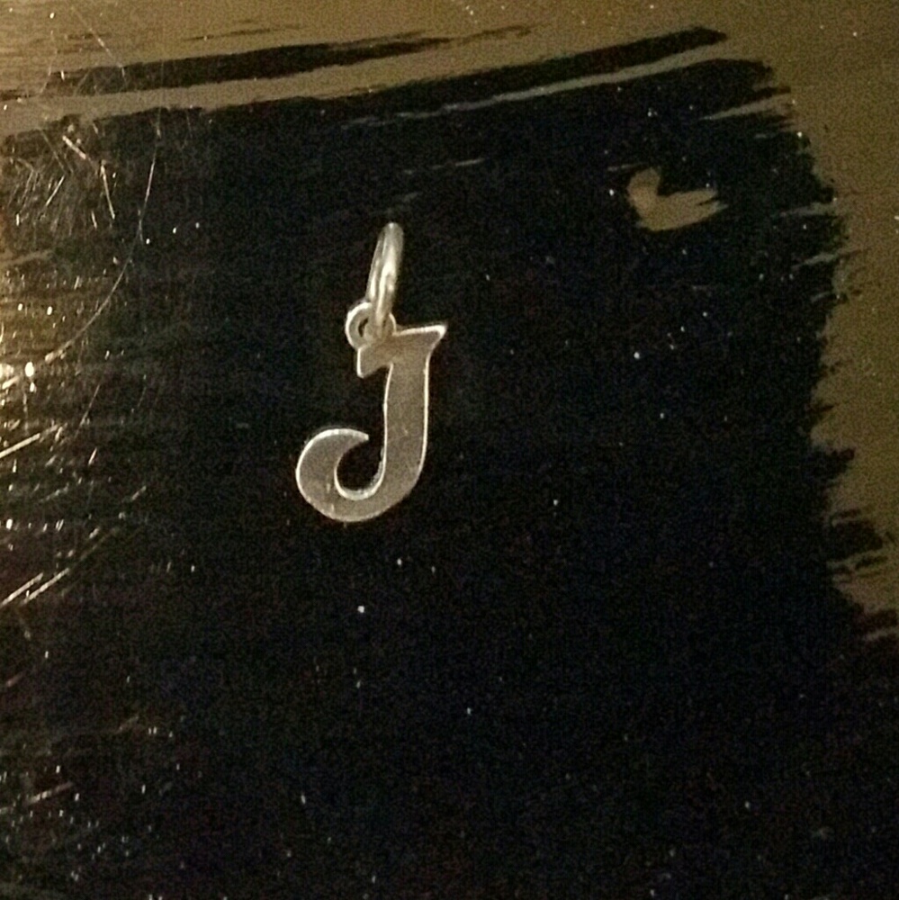 James Avery Silver "J" Charm