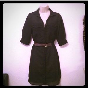 Contemporary LA designer shirt dress.