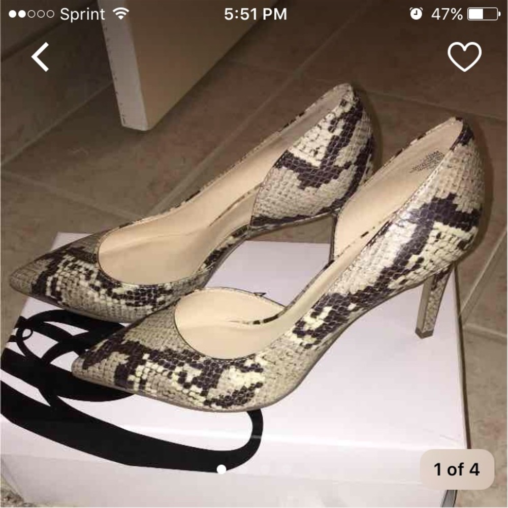 Snake Nine West Heels