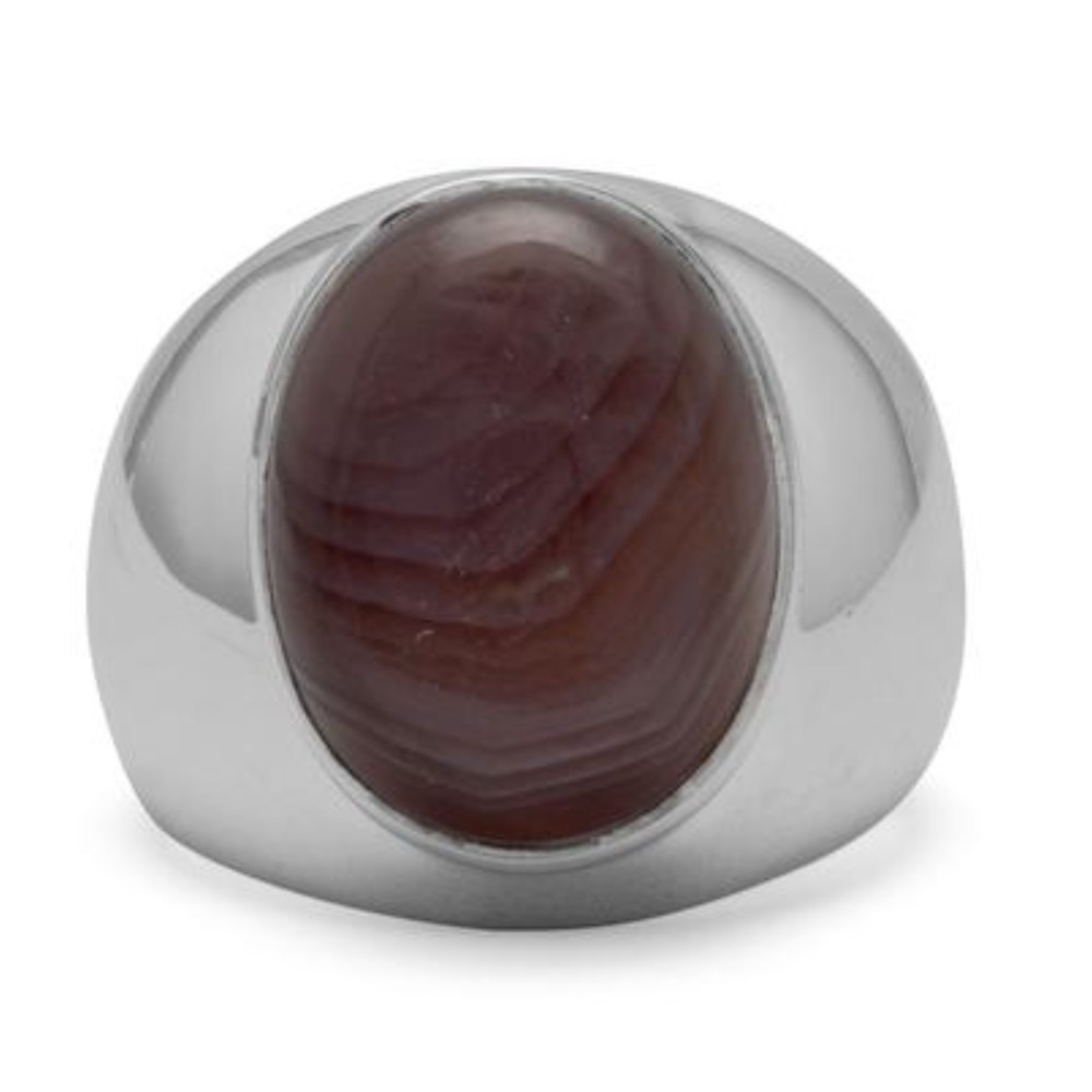 🆕Oval Botswana Agate Ring