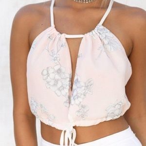 Saboskirt crop top