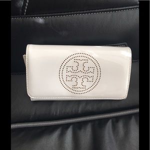 Tory bunch patent evening bag