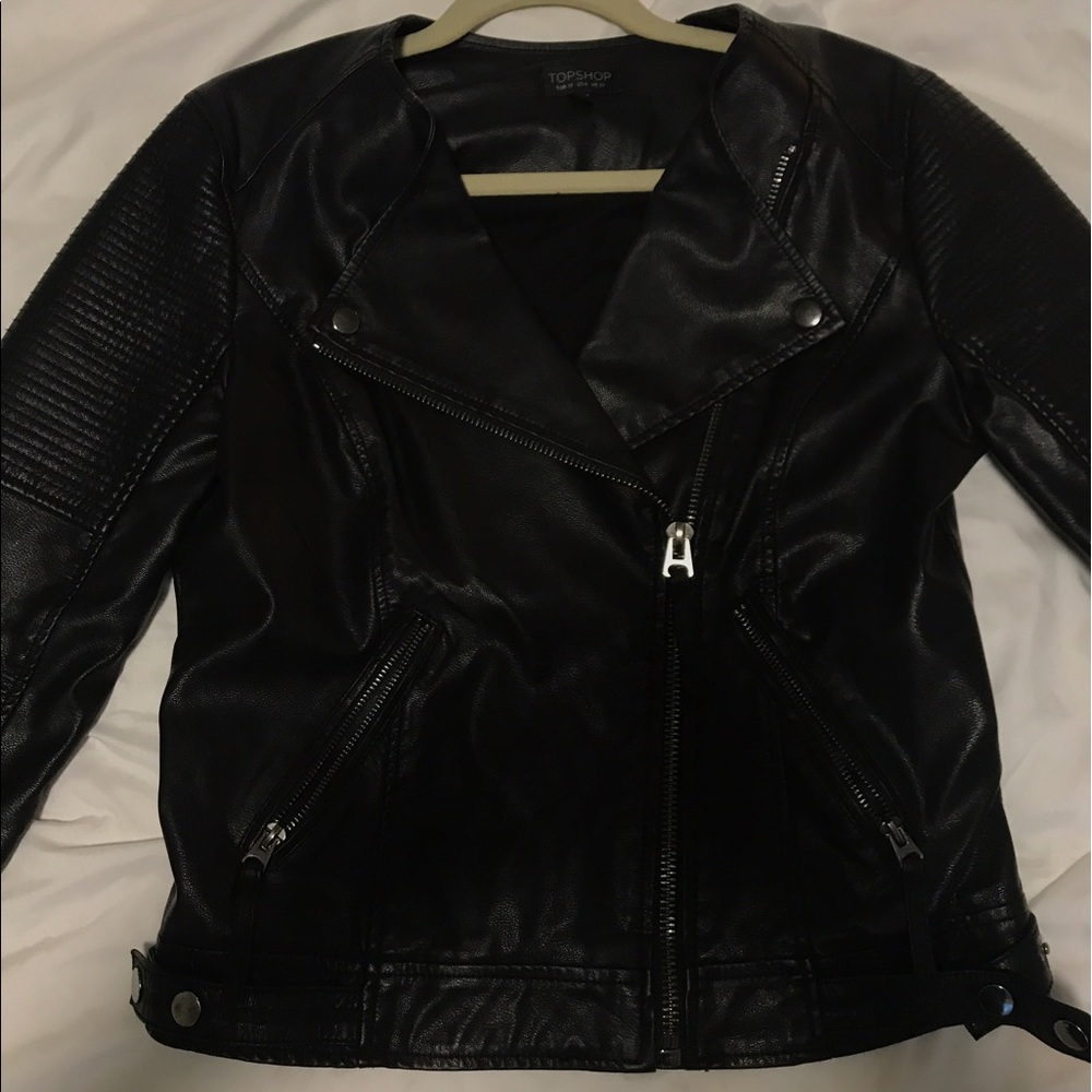 Topshop Leather Jacket