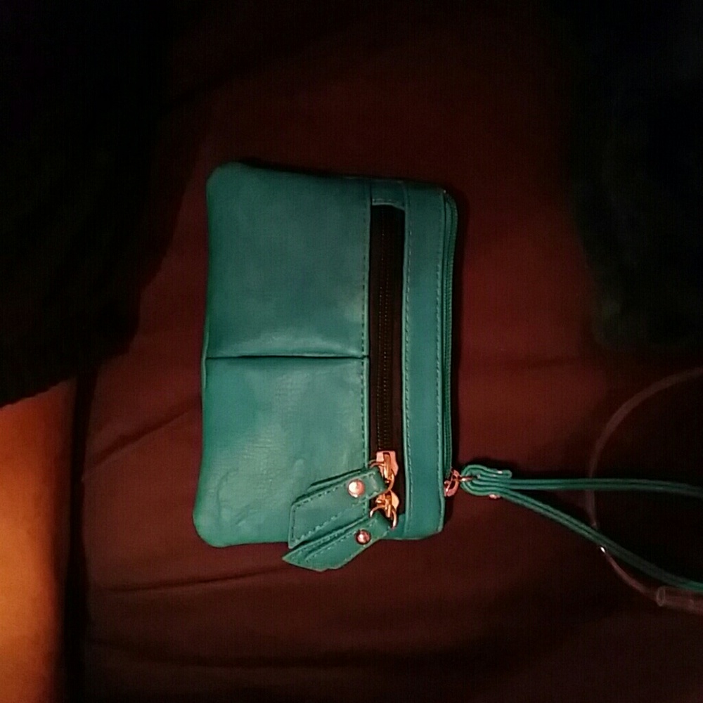 Small blue purse
