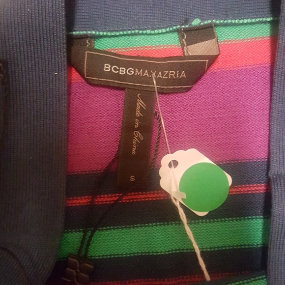 BCBGMaxAzria Striped Ruffle Mini Skirt - Picture 2 of 2