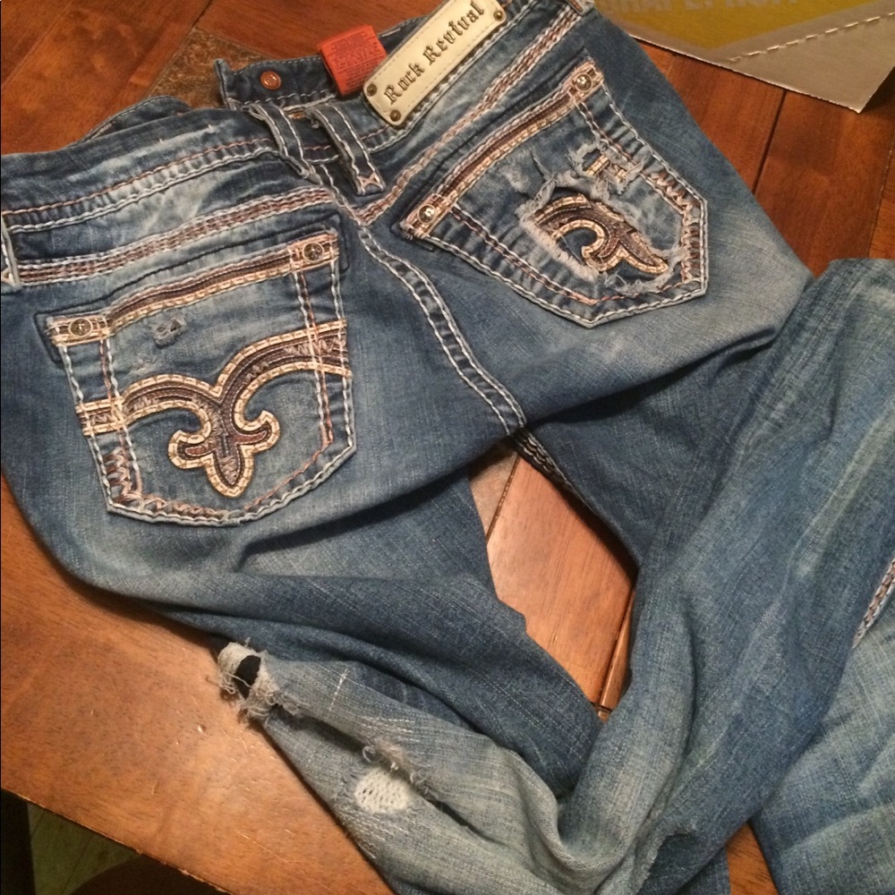 Rock revival skinny jeans
