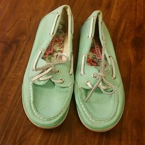 Seafoam green shoes