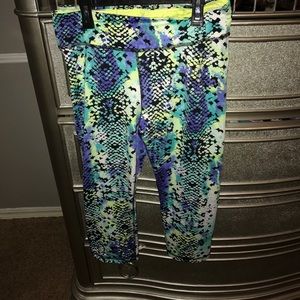 Cute neon workout leggings