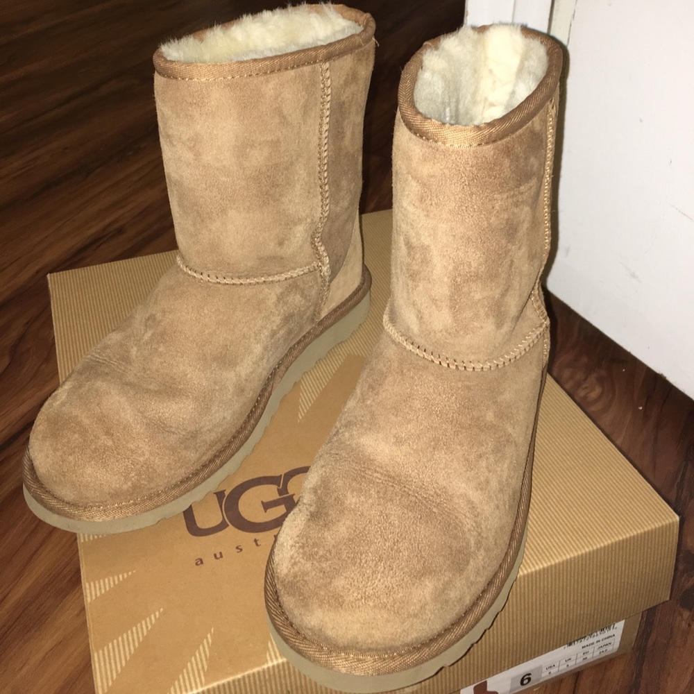 Chesnut Uggs Size 6