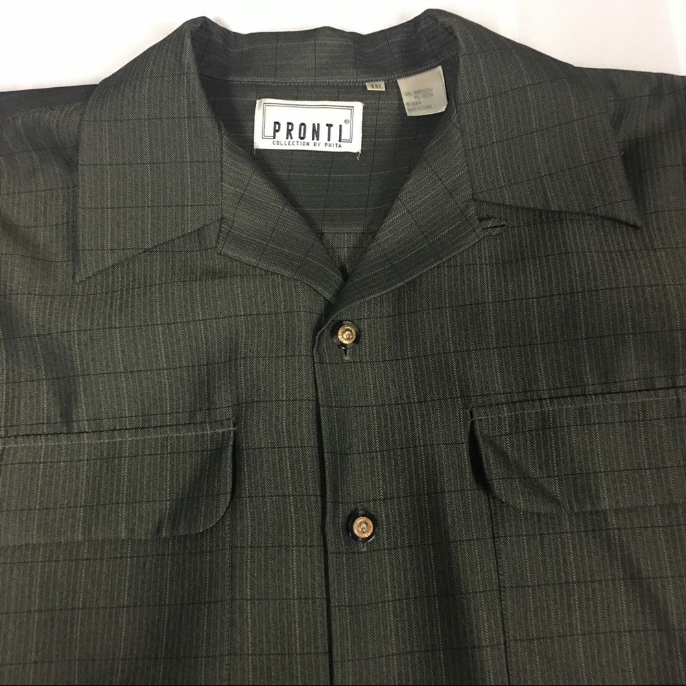 PRONTI BY PHITA Shirt XXL Green Versace Lions Poly