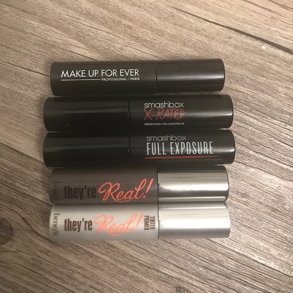 5 Piece High End Travel Size Mascara Bundle NEW