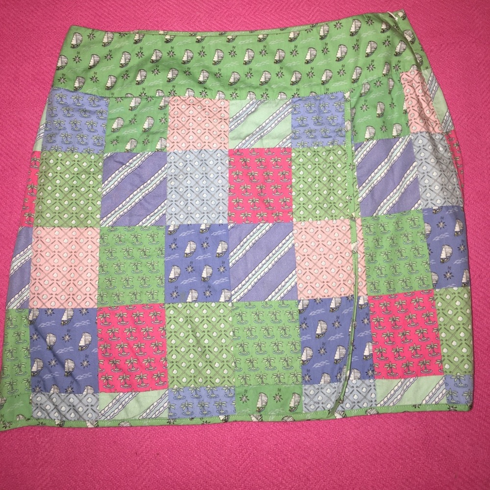 Original Vineyard Vines Patchwork Skirt - image 1