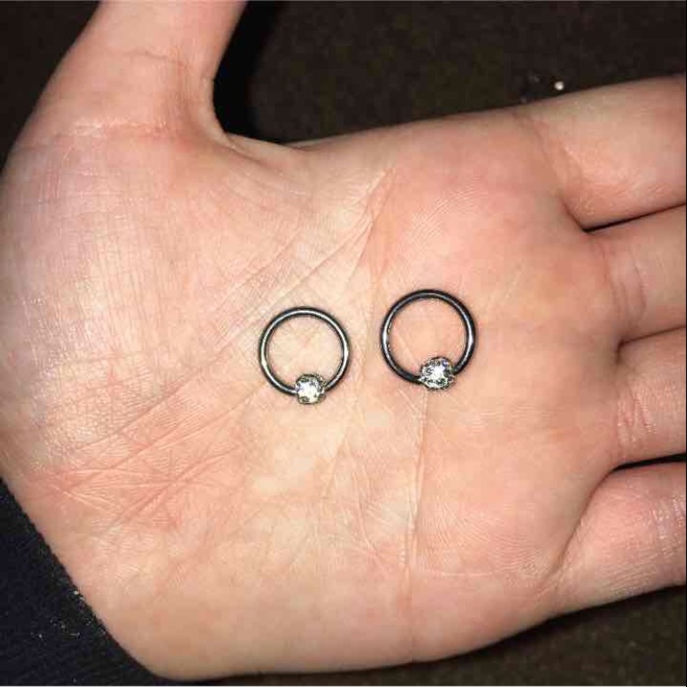 brand new nipple rings