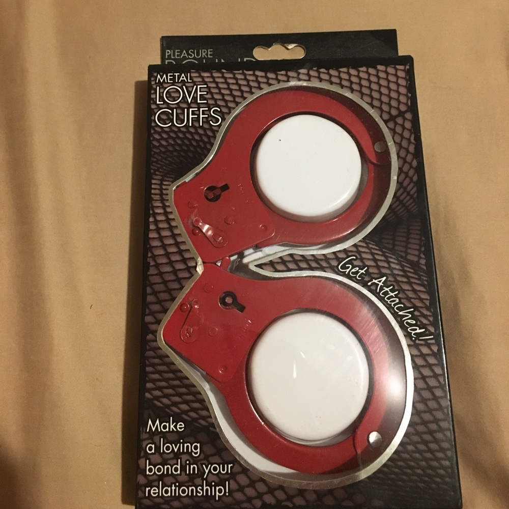 Metal Love Cuffs - Brand New, Never Opened!