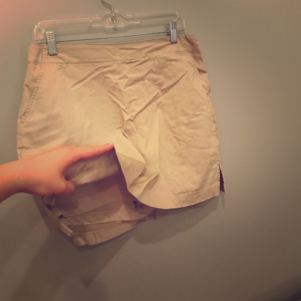 Khaki skort