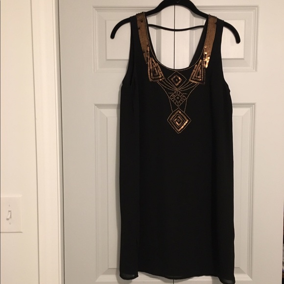SALE Beaded Shift Dress by Impulse NWOT - Picture 4 of 5