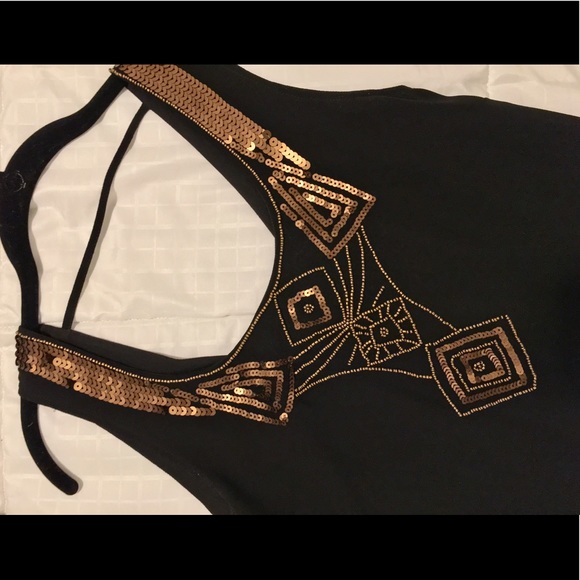 SALE Beaded Shift Dress by Impulse NWOT - Picture 3 of 5