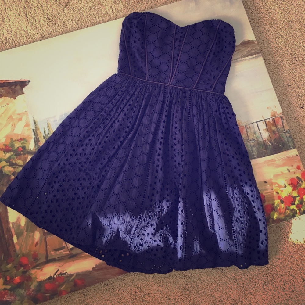 Kimchi blue laser cutout tube dress