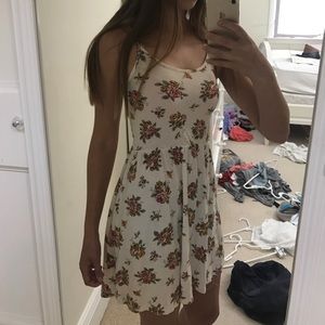 Flowered fit and flare Forever 21 dress