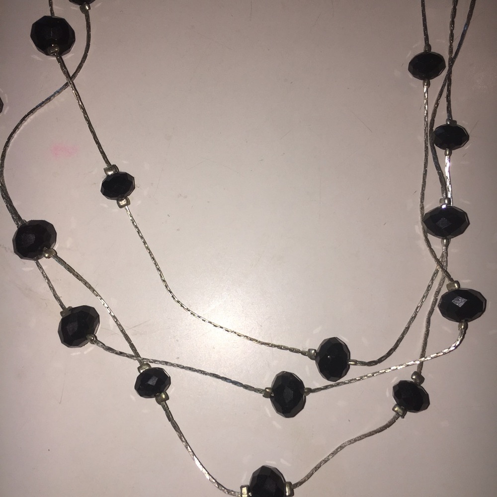 Black/Silver necklace