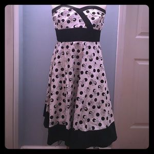 BNWT Torrid Strapless Polka Dot Party Dress