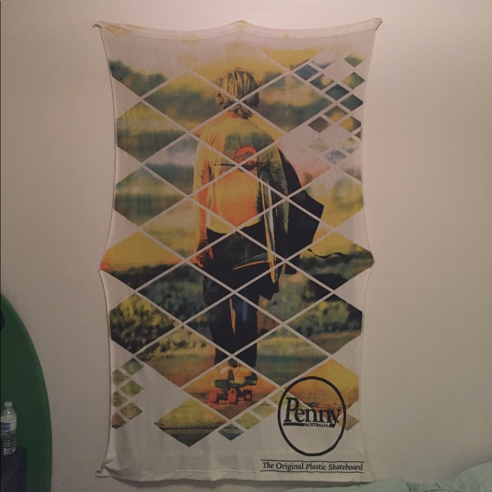 Penny board cloth banner