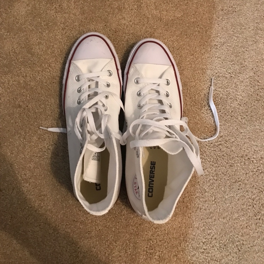 White high top converse