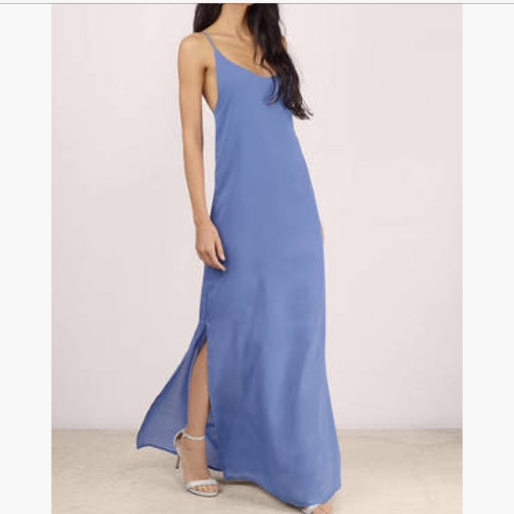TOBI Sexy Blue Maxi Dress