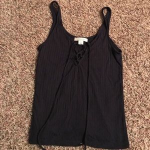 Lace-up tank