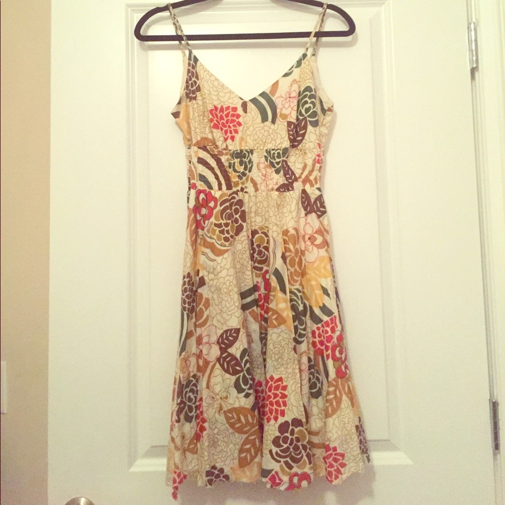 Floral print dress