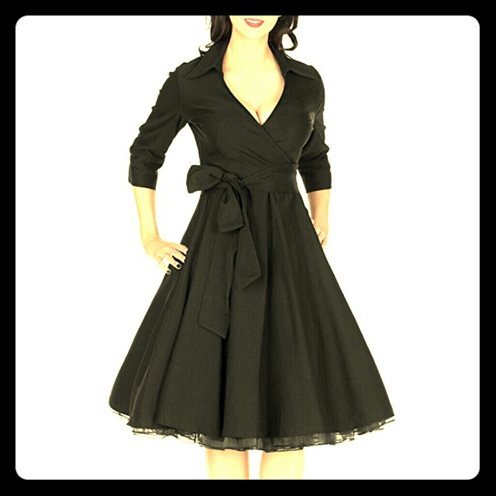 Women's retro 50s style swing dress