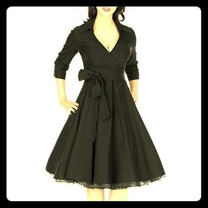 Women's retro 50s style swing dress