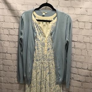 Old Navy Light Blue Cardigan Size Large