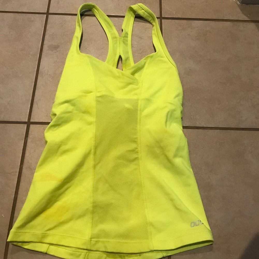 Lorna Jane XS Neon Yellow Tank