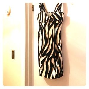 Black and white dress