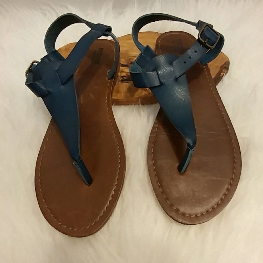 Women's Blue Thong Sandals Mossimo Supply Co.