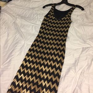 Forever 21 Dresses - Black and gold mini dress Forever 21 Dresses - Black and gold mini dress