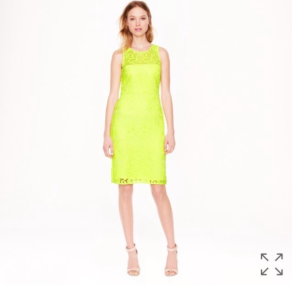 J. Crew Lace Sheath Dress Size 10 - Picture 6 of 8