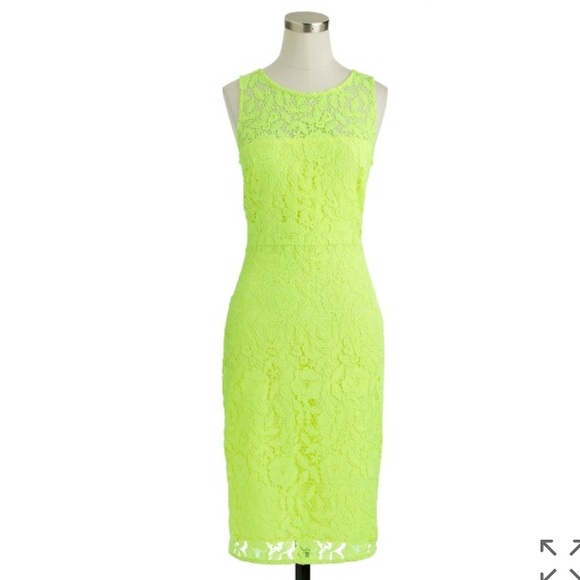 J. Crew Lace Sheath Dress Size 10 - Picture 7 of 8