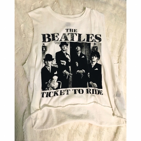 Forever21 Beatles crop top Small - Picture 4 of 6