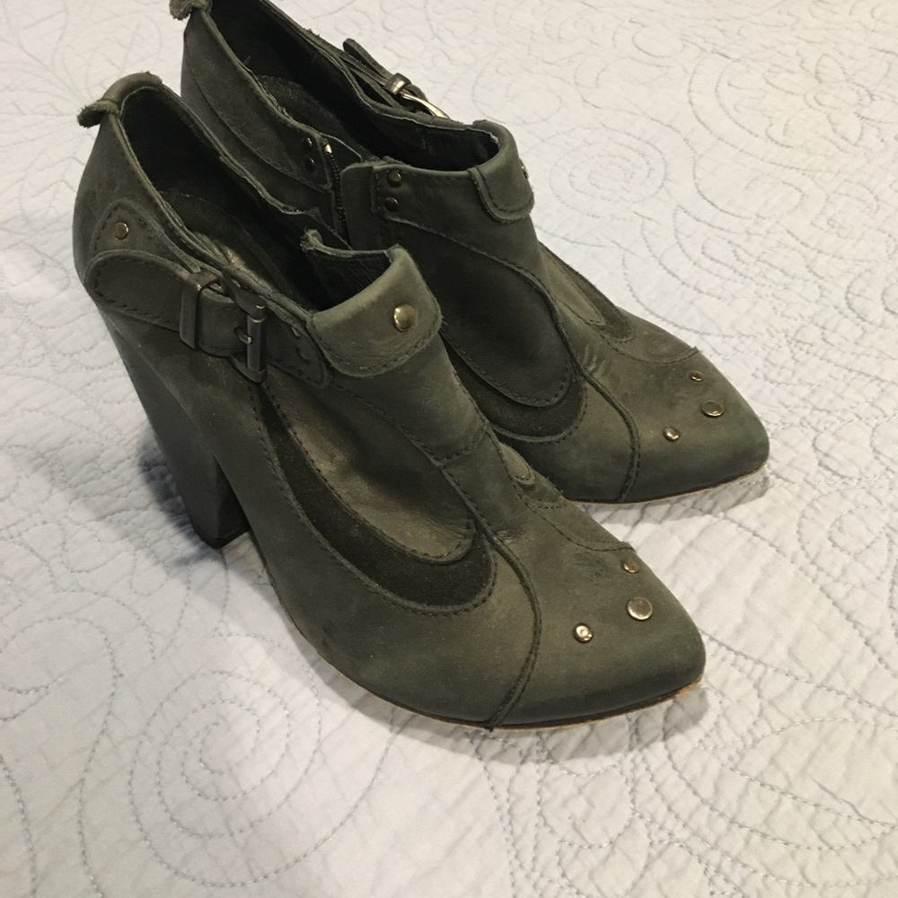 Diesel black booties