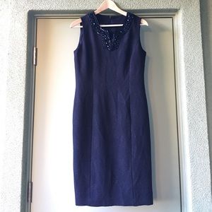 Jones New York Black Sheath Dress