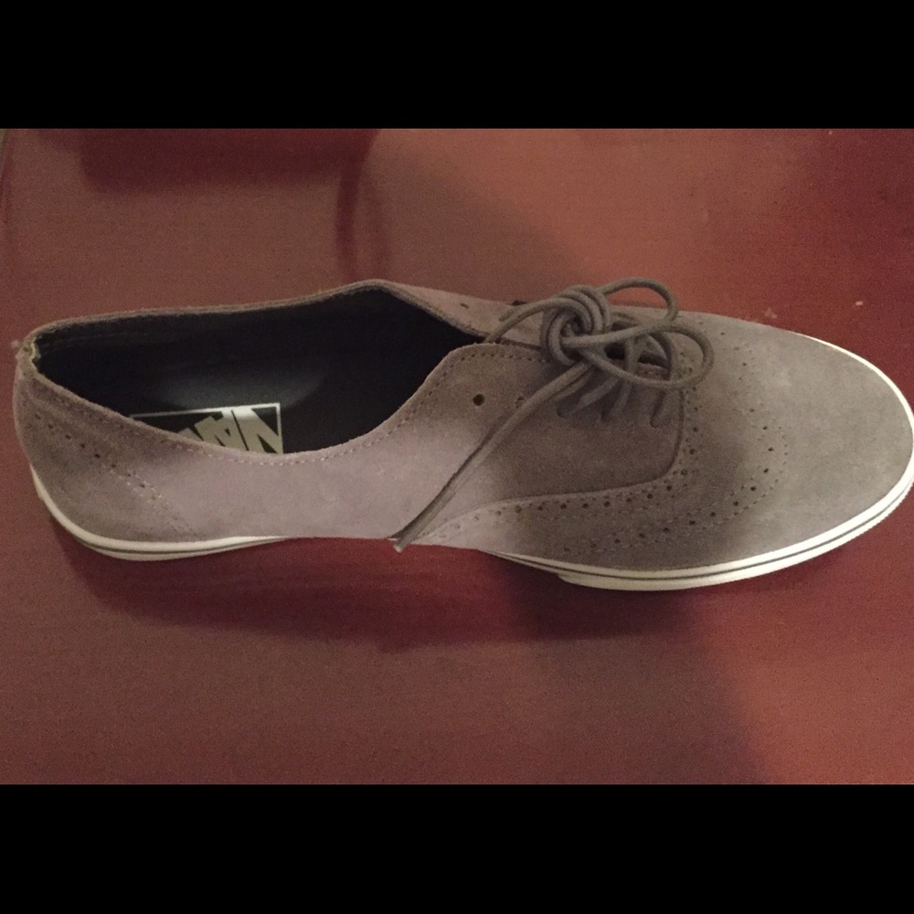 Vans shoes. Suede Oxford. New with box.